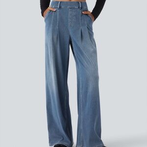 Halara Flex Mid-Rise Wide Leg Jeans Size Small/Regular inseam